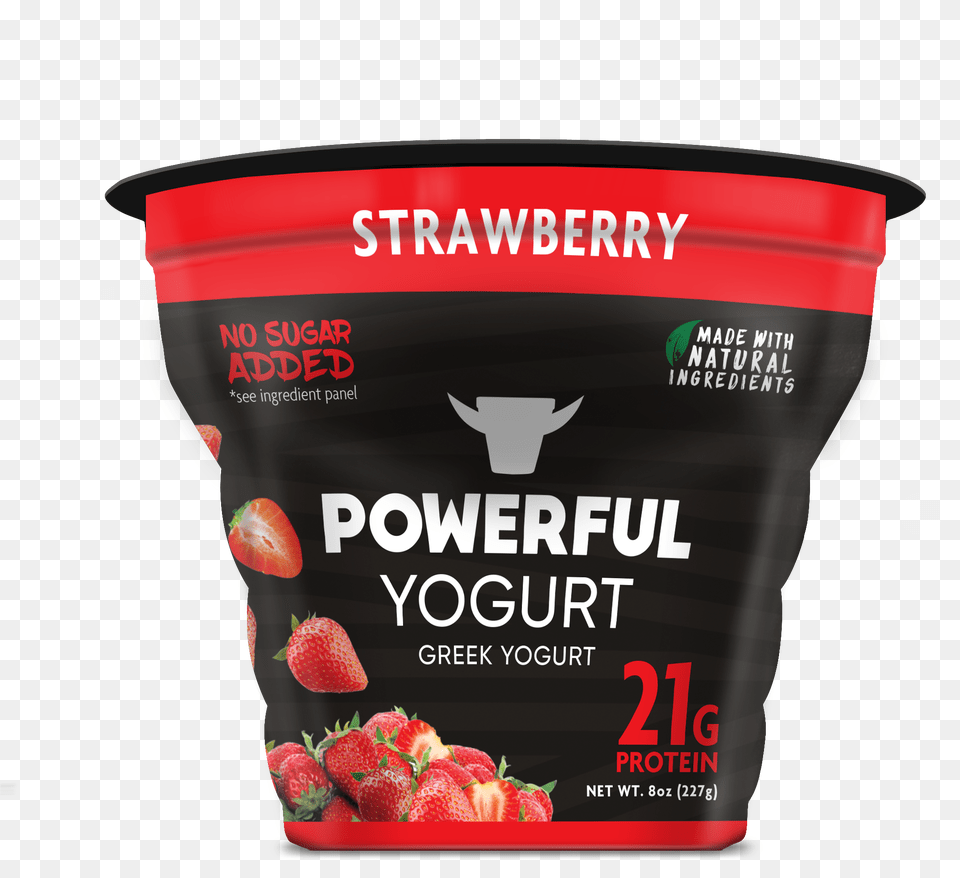 Greek Yogurt Powerful Yogurt Nutrition Label, Berry, Strawberry, Produce, Plant Png