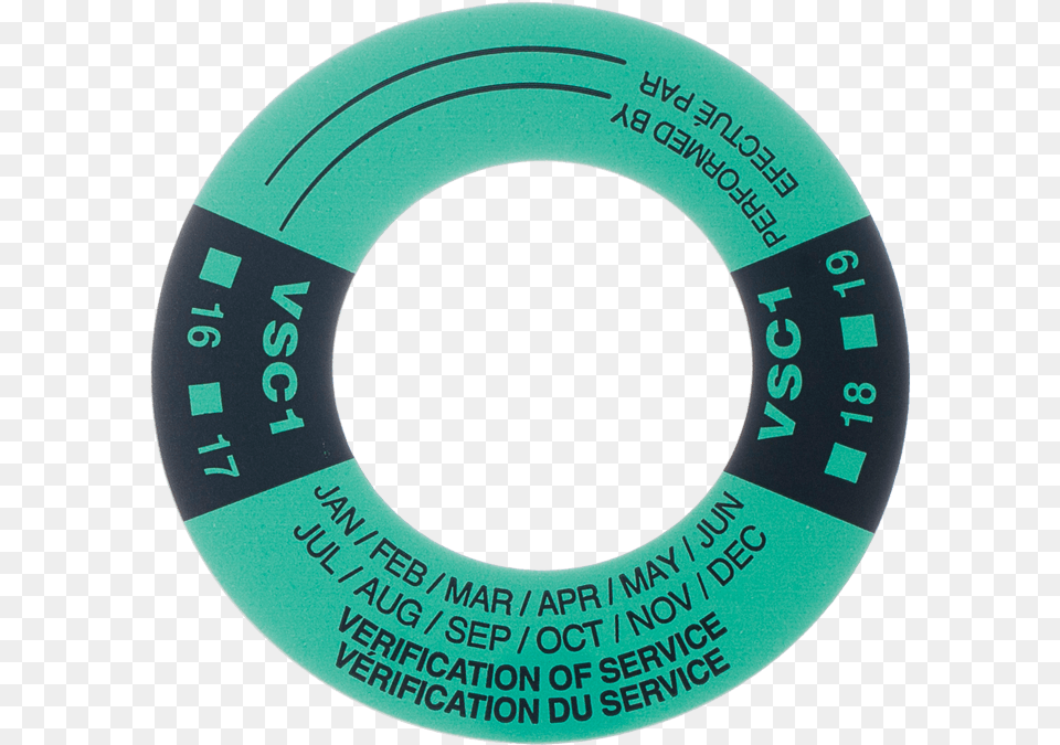 Green 1 38 Fire Extinguisher Verification Of Service Collar, Water Png