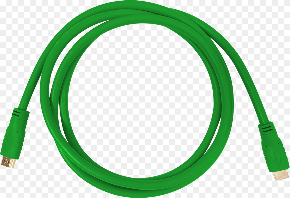 Green Blue Hdmi Cable Colored Green Png Image