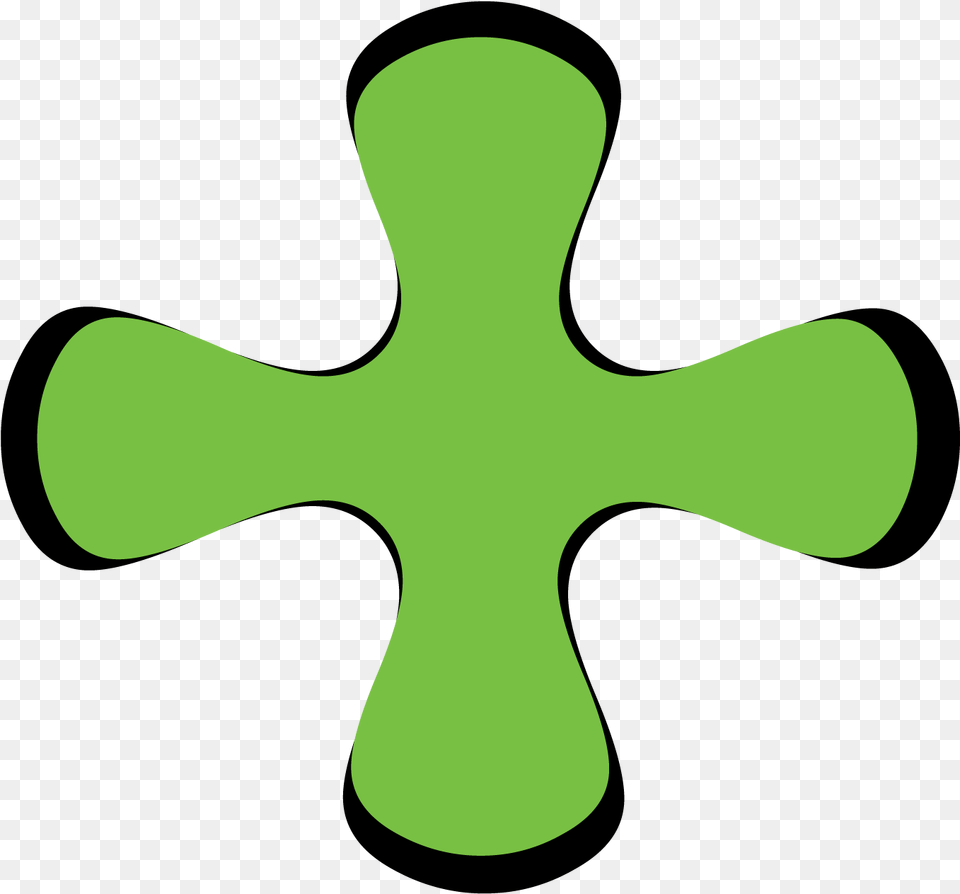 Green, Cross, Symbol Png Image