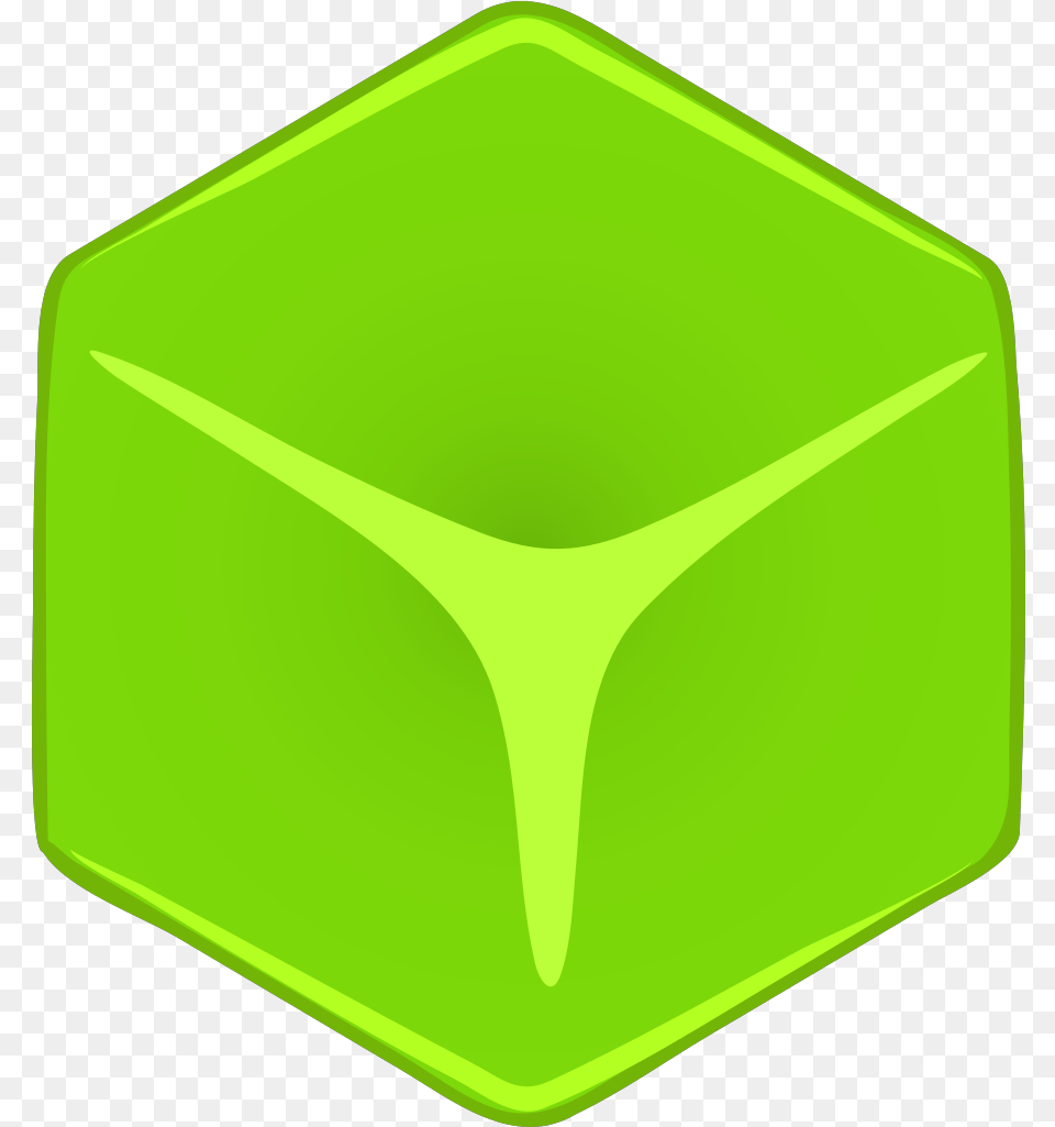 Green 3d Cube Svg Clip Arts Cube Vert, Hot Tub, Tub Png