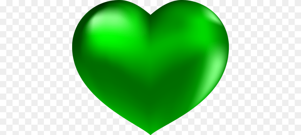 Green 3d Heart, Balloon, Astronomy, Moon, Nature Free Png Download