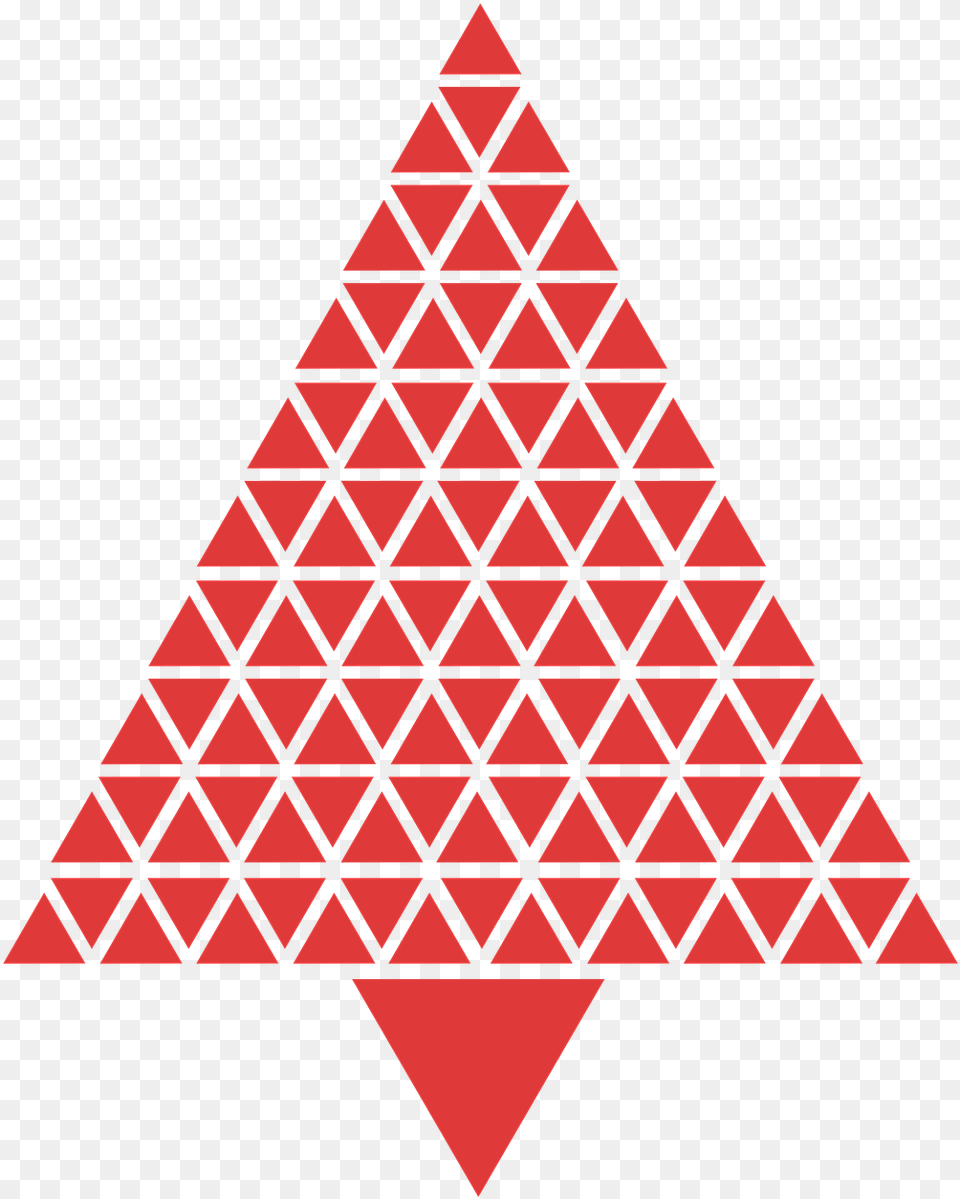 Green Abstract Christmas Trees, Triangle Free Transparent Png