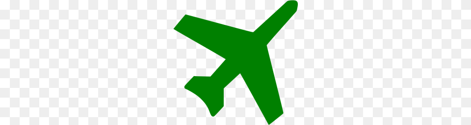 Green Airplane Icon Free Png Download