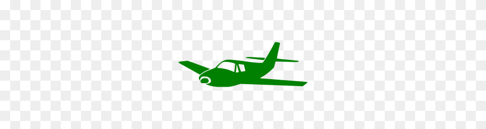 Green Airplane Icon Free Transparent Png