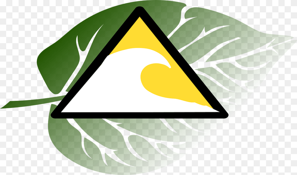 Green Alert, Triangle, Leaf, Plant Free Png Download