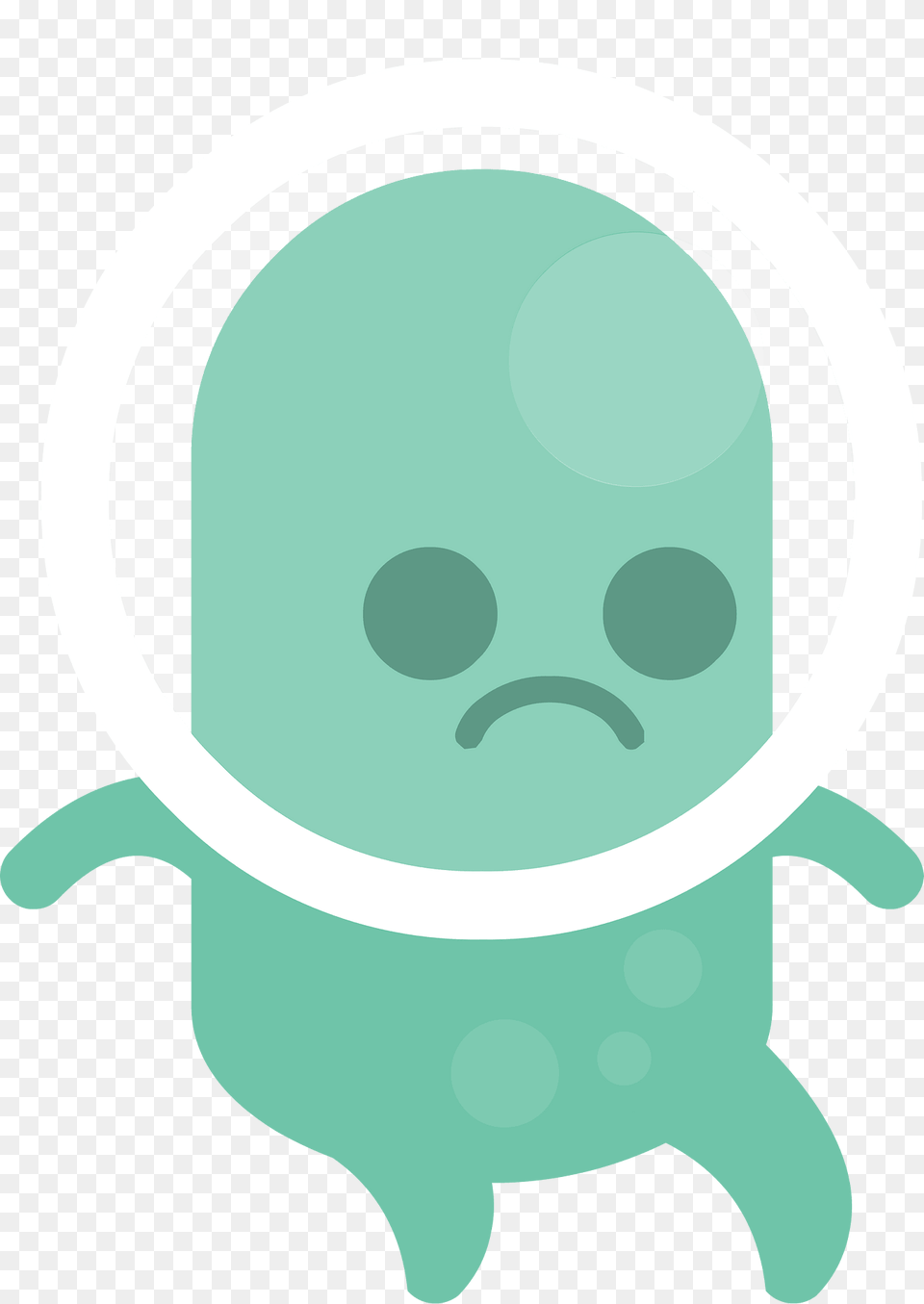 Green Alien Sad Clipart, Tub, Baby, Person, Leisure Activities Free Png Download