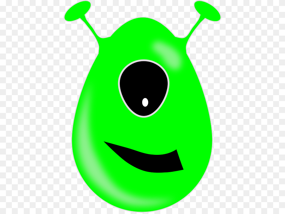 Green Alien With One Eye, Food, Produce Free Transparent Png