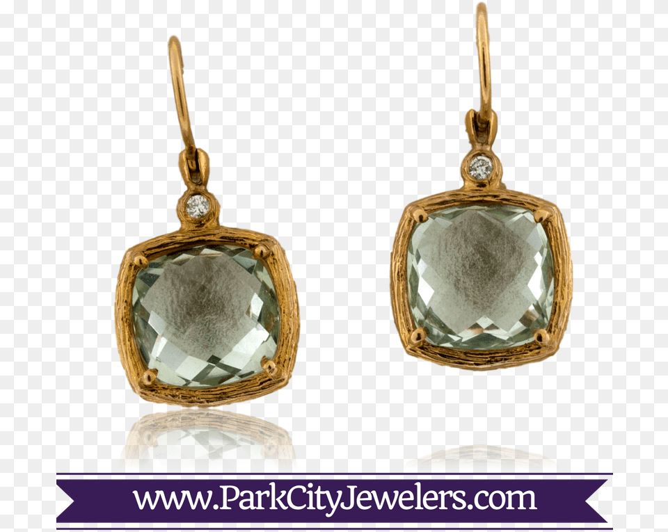 Green Amethyst And Diamond Earrings Ring, Accessories, Earring, Jewelry, Locket Free Png
