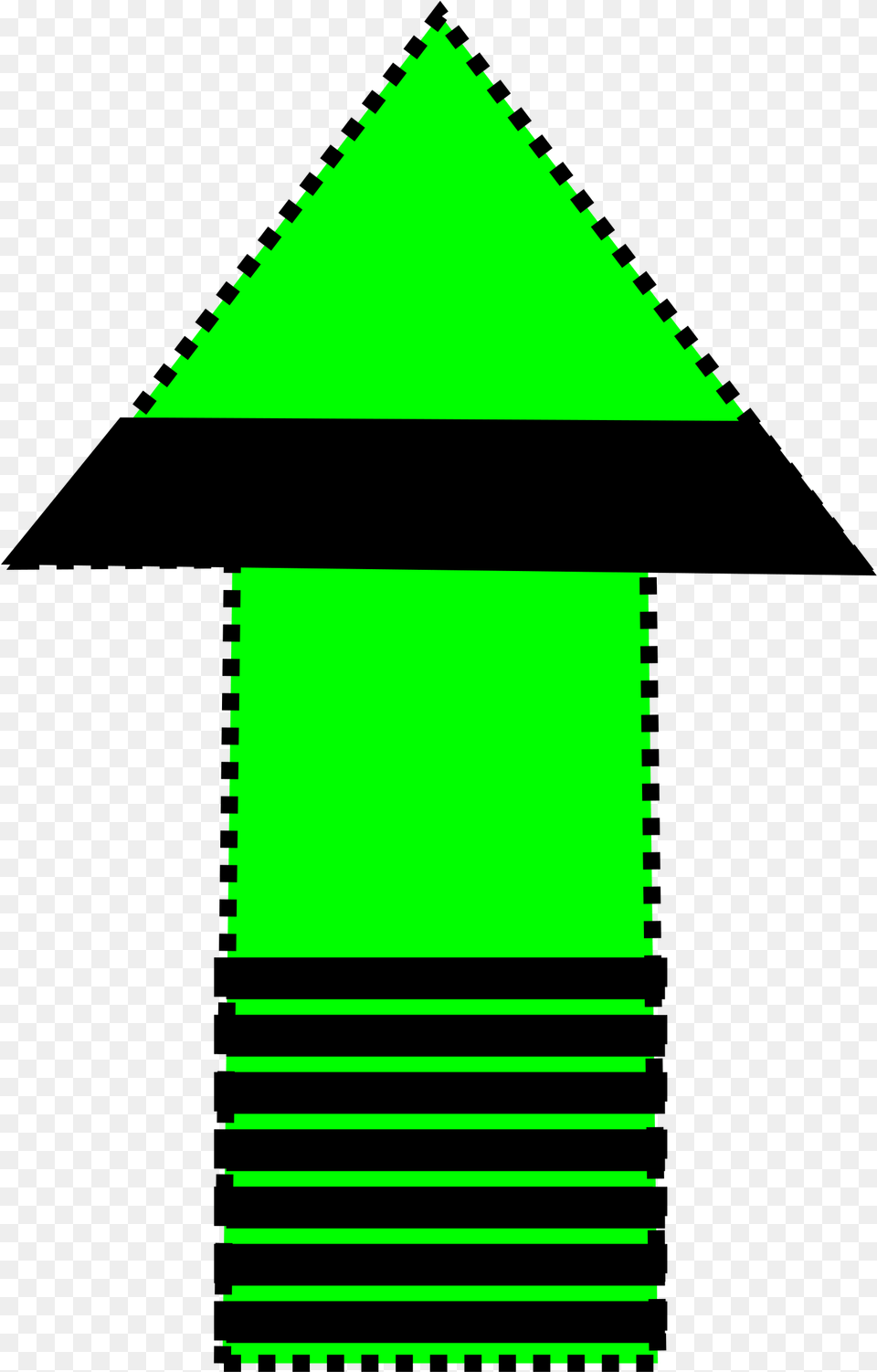 Green And Black Arrow Svg Freeuse Stock Triangle, Architecture, Building, Outdoors, Shelter Png Image
