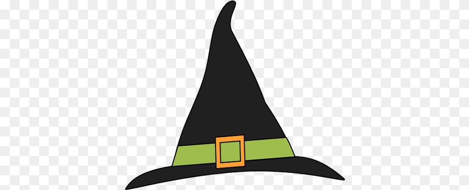 Green And Black Witches Hat Clip Art Halloween Witch Hat Clipart, Clothing, Lighting, Triangle Free Png Download