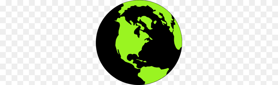 Green And Black World Clip Art, Planet, Astronomy, Globe, Outer Space Free Png Download