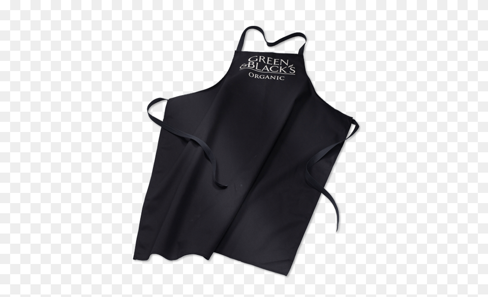 Green And Blacks Organic Branded Kitchen Apron Green And Black, Clothing, Vest Png