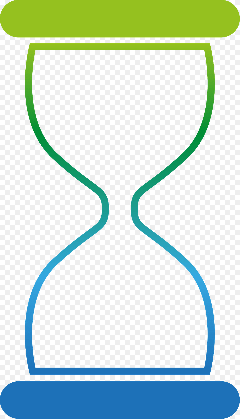 Green And Blue Hourglass Empty Clipart, Smoke Pipe Free Transparent Png