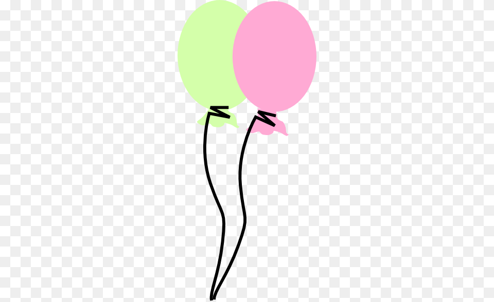 Green And Pink Balloon Clip Art, Flower, Plant Free Transparent Png