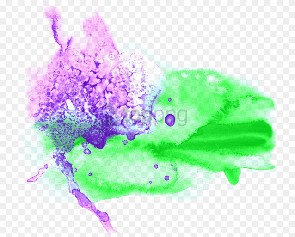 Green And Purple Splash Background, Art, Graphics, Baby, Person Free Transparent Png