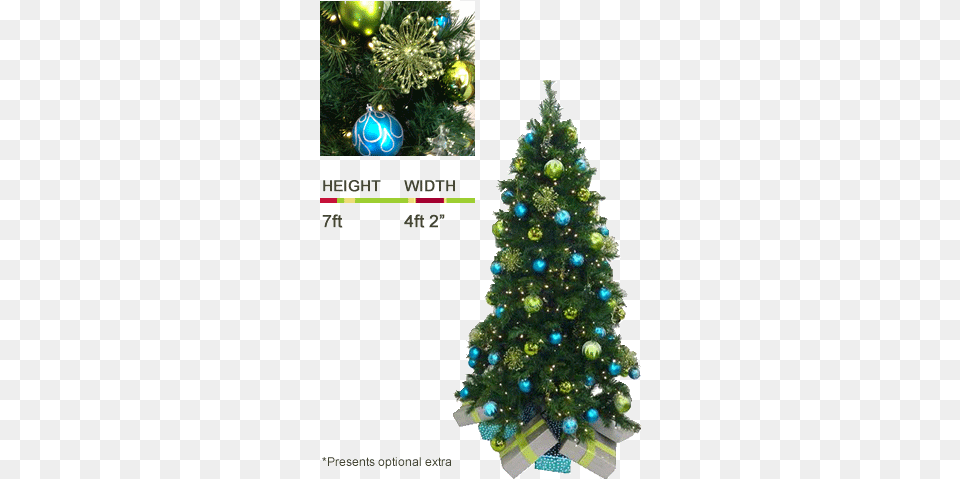 Green And Turquoise Turquoise And Green Christmas Decorations, Plant, Tree, Christmas Decorations, Festival Free Transparent Png