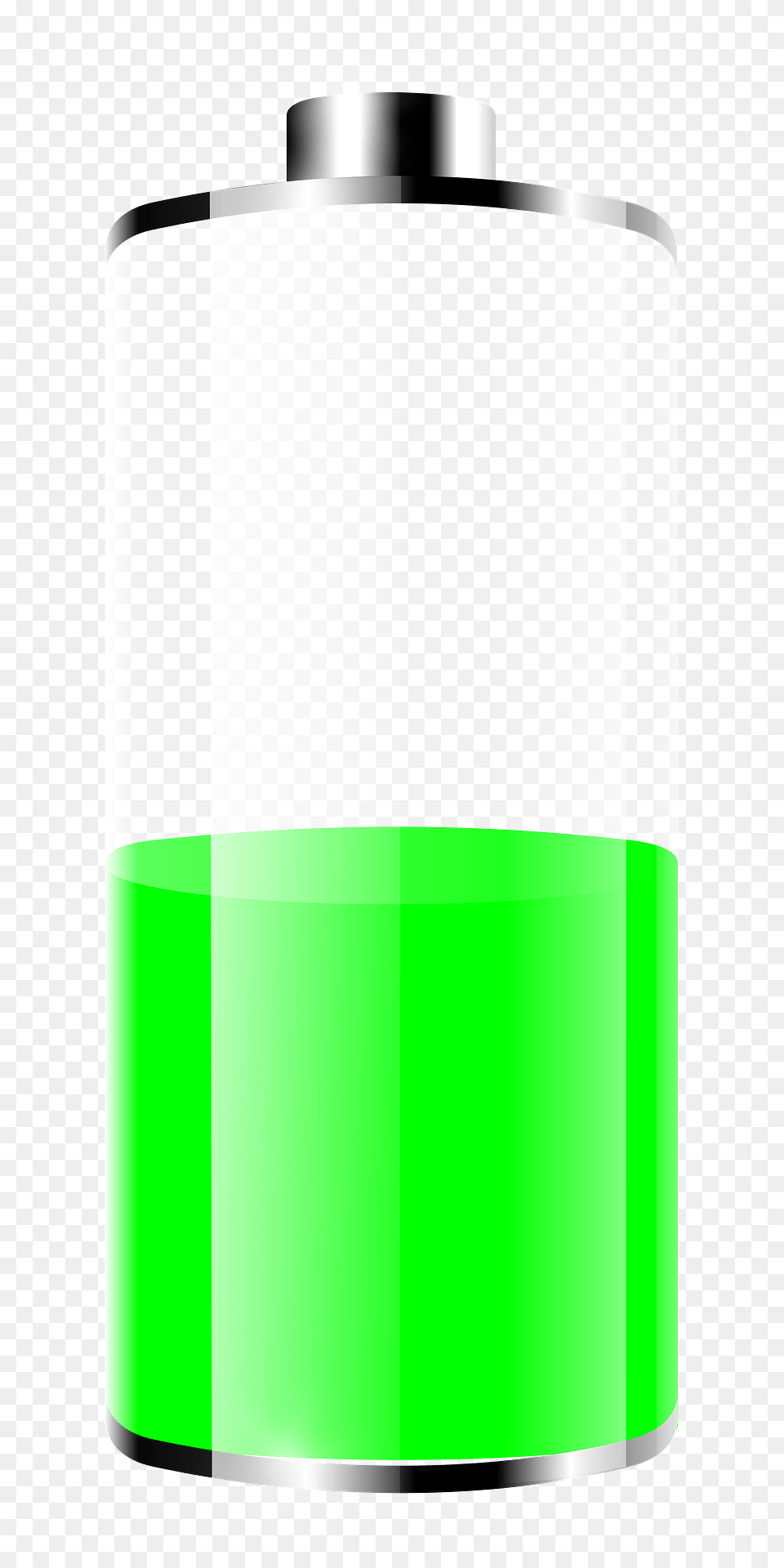 Green And White Battery Clipart, Bottle, Shaker, Jar Png