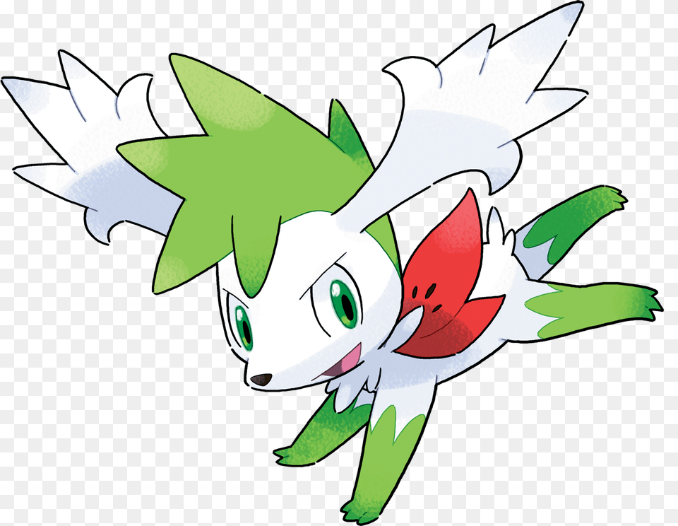 Green And White Legendary Pokemon, Art, Graphics, Leaf, Plant Free Png Download