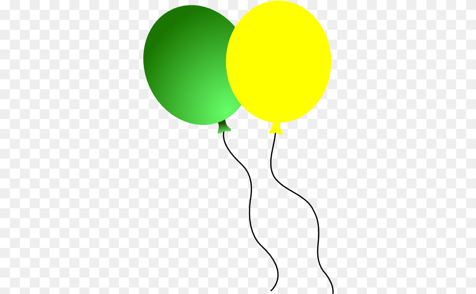 Green And Yellow Balloons Clipart Yellow And Green Balloon, Astronomy, Moon, Nature, Night Free Png Download