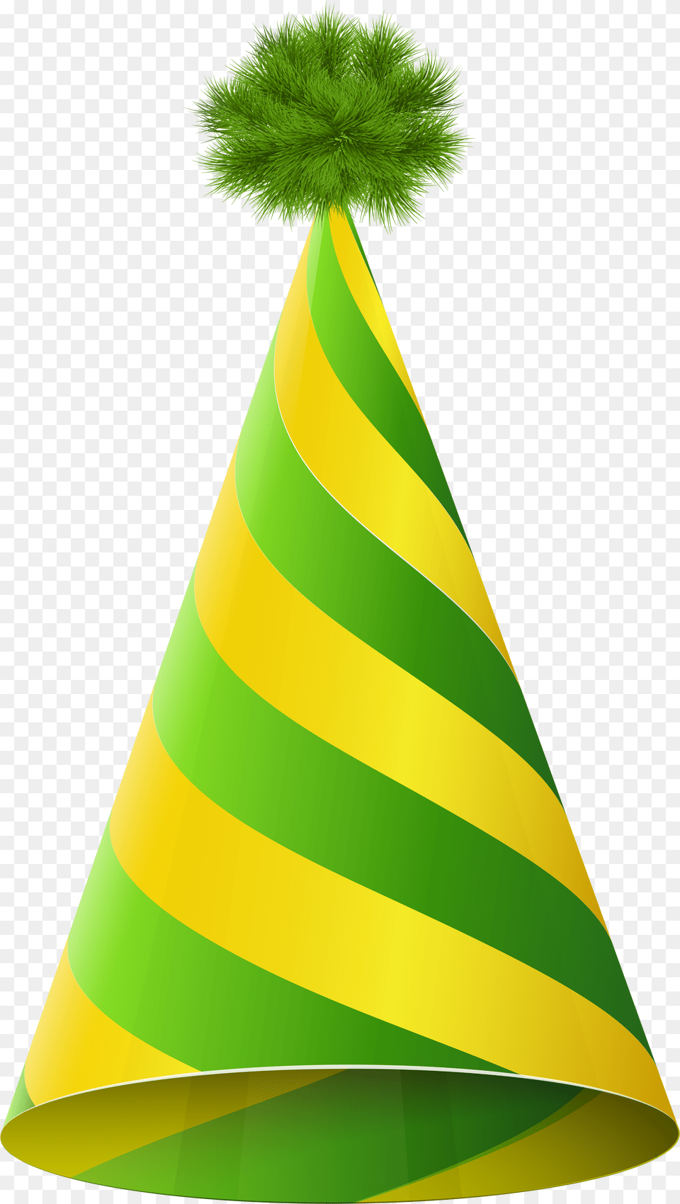 Green And Yellow Party Hat Free Transparent Png