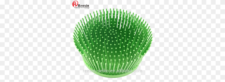 Green Anodizing Cnc Machining Aluminum Led Pin Fin Heat Sink, Sphere, Brush, Device, Tool Free Png Download