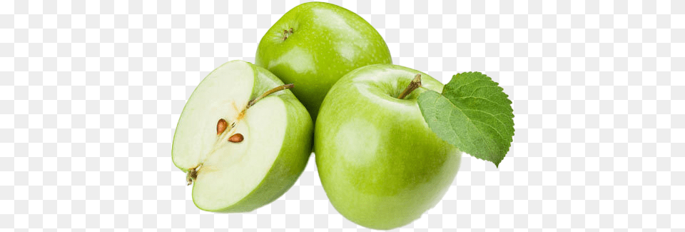 Green Apple Background, Food, Fruit, Plant, Produce Png Image