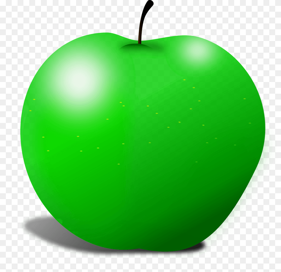Green Apple Clipart, Food, Fruit, Plant, Produce Png
