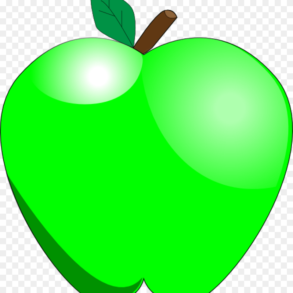 Green Apple Clipart Bat Clipart Green Apple Clipart, Plant, Produce, Fruit, Food Free Transparent Png