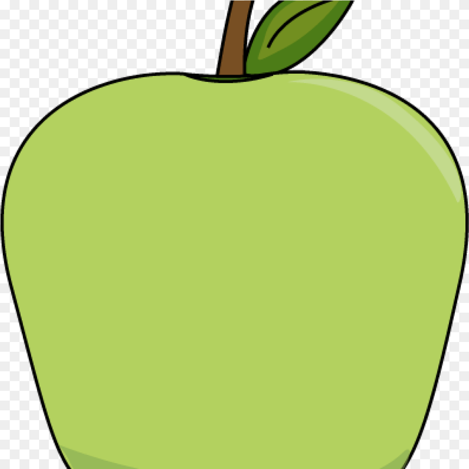 Green Apple Clipart Big Clip Art Image Smyley, Food, Fruit, Plant, Produce Free Png Download