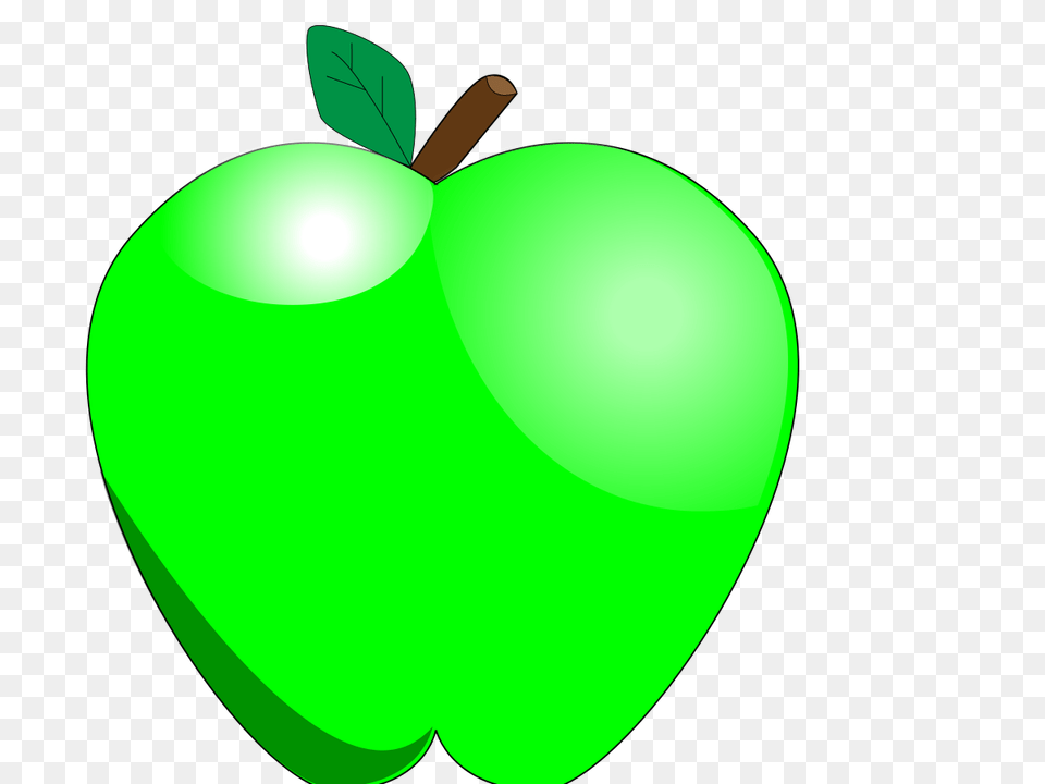 Green Apple Clipart Clipart Background Green Apple, Plant, Produce, Fruit, Food Png