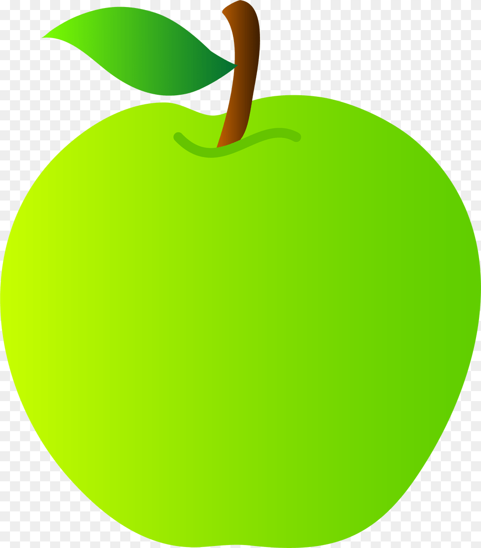 Green Apple Clipart Picture Granny Smith Apple Clipart, Plant, Produce, Fruit, Food Free Png