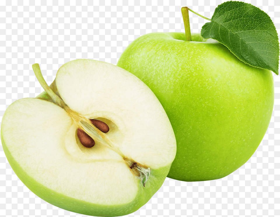 Green Apple Download Green Apple With White Background, Food, Fruit, Plant, Produce Png