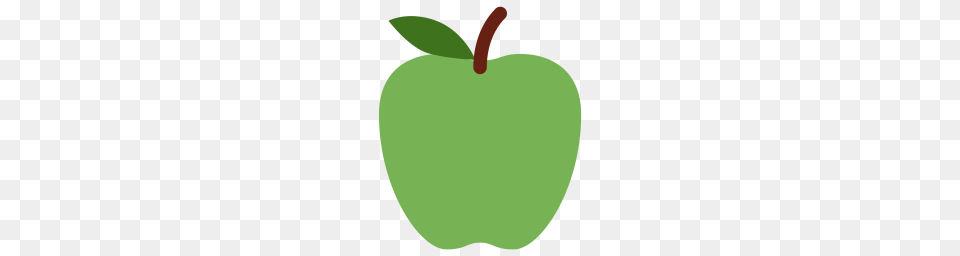 Green Apple Fruit Emoj Symbol Food Icon, Plant, Produce, Moon, Night Png Image