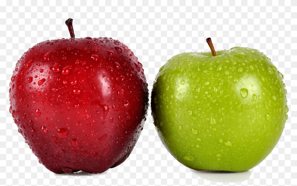 Green Apple Green And Red Apple, Food, Fruit, Plant, Produce Free Transparent Png