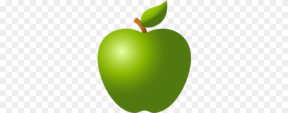 Green Apple Icon Apple Emoji Green Apple, Plant, Produce, Fruit, Food Free Png