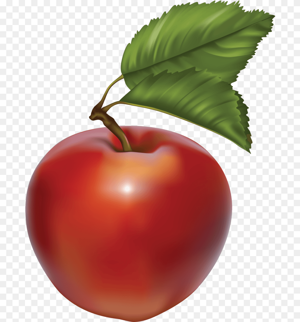 Green Apple Image Dlpngcom Fruit Vector, Food, Plant, Produce Free Png Download