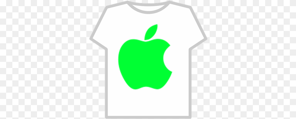 Green Apple Logo Roblox Short Sleeve, Clothing, T-shirt, Food, Fruit Free Transparent Png