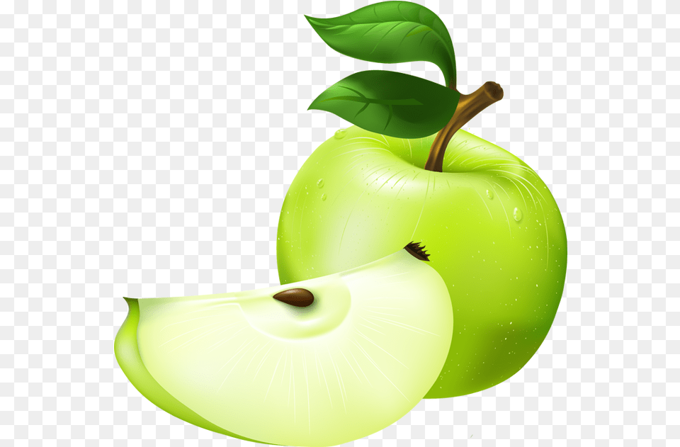 Green Apple Photos Clipart Green Apple, Food, Fruit, Plant, Produce Png