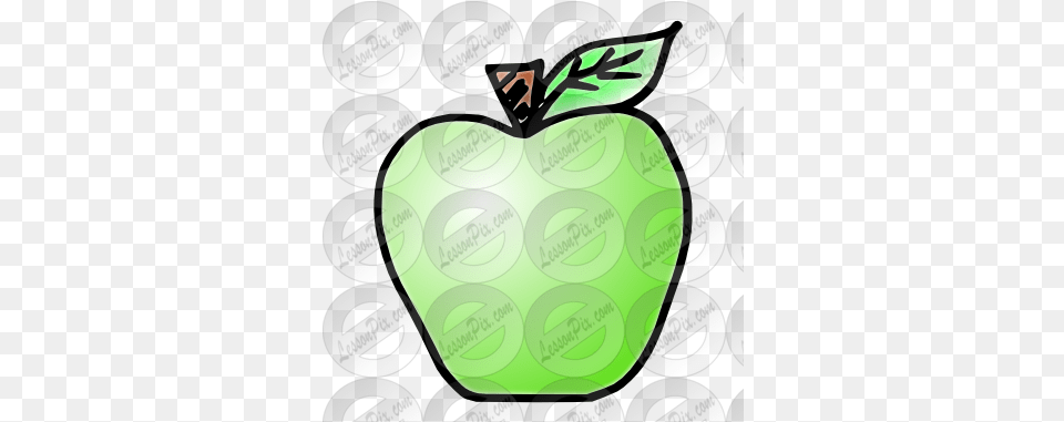 Green Apple Picture For Classroom Therapy Use Great Illustration, Food, Fruit, Plant, Produce Free Png Download