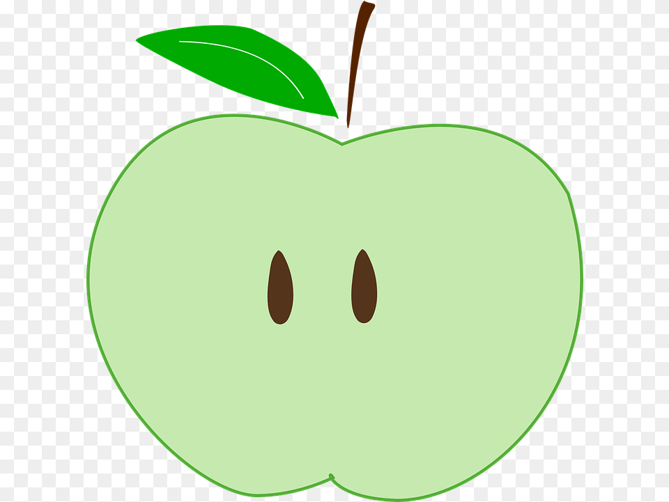 Green Apple Slice Clip Art, Food, Fruit, Plant, Produce Free Png