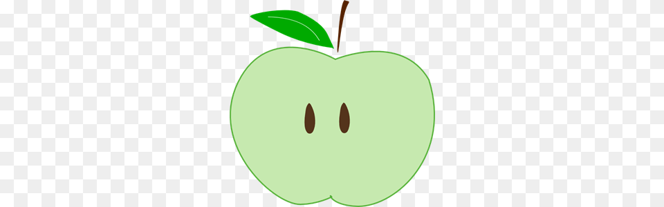 Green Apple Slice Clip Arts For Web, Plant, Produce, Fruit, Food Png Image