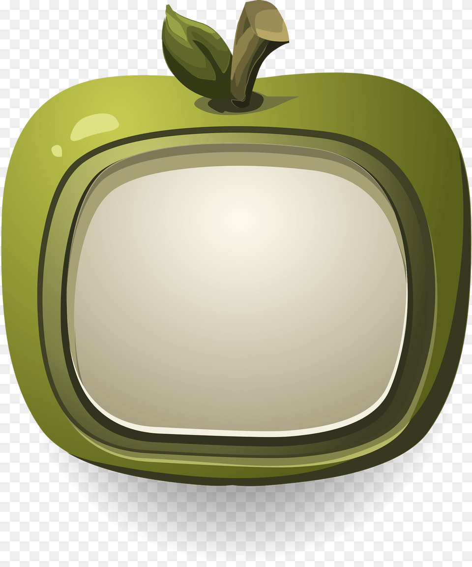 Green Applestorage Display Box Clipart, Tv, Screen, Monitor, Hardware Free Png Download