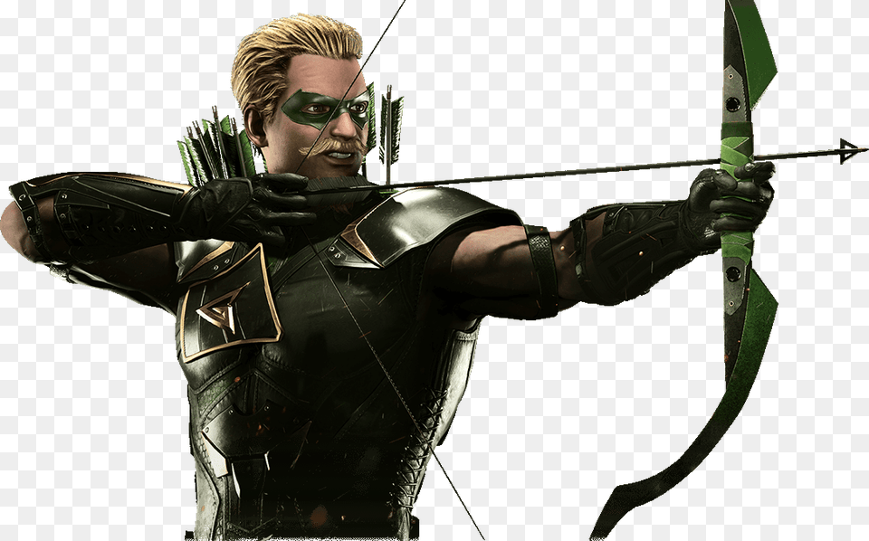 Green Arrow, Archer, Archery, Bow, Person Png Image