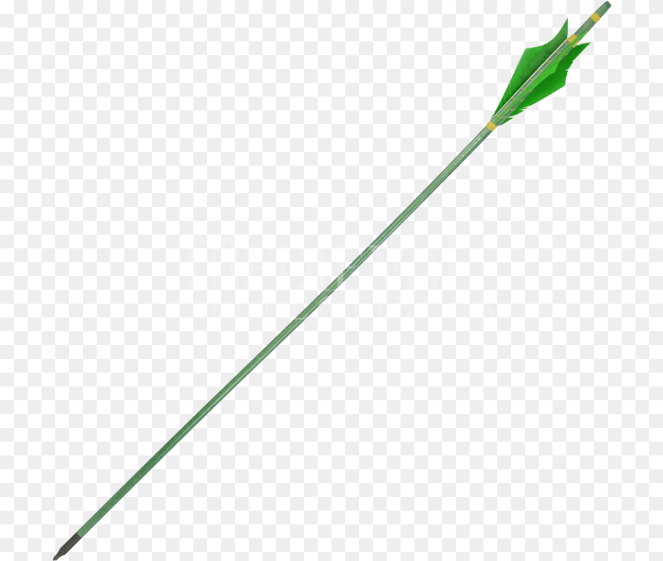 Green Arrow And Bow, Weapon, Spear Free Png Download
