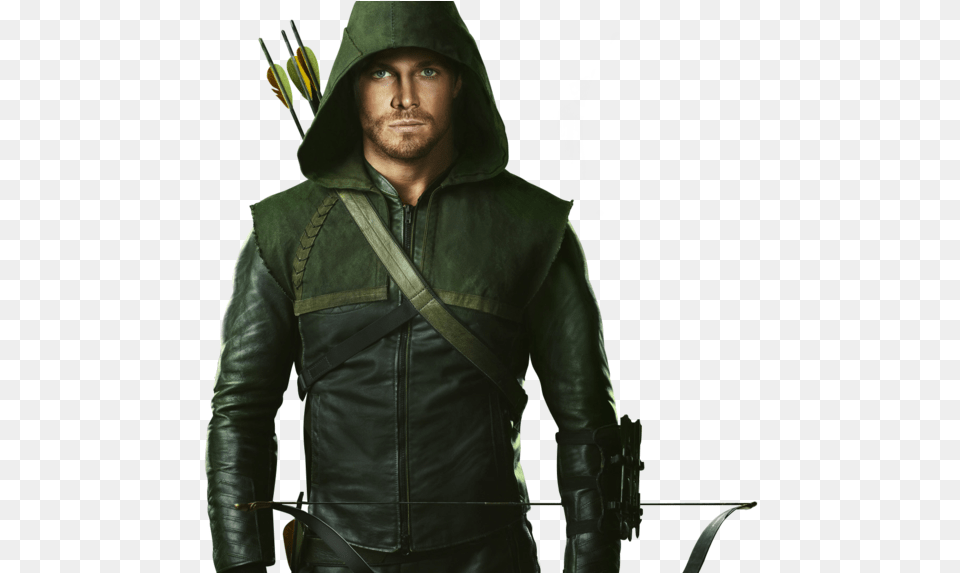 Green Arrow Costume Season, Clothing, Coat, Jacket, Face Png