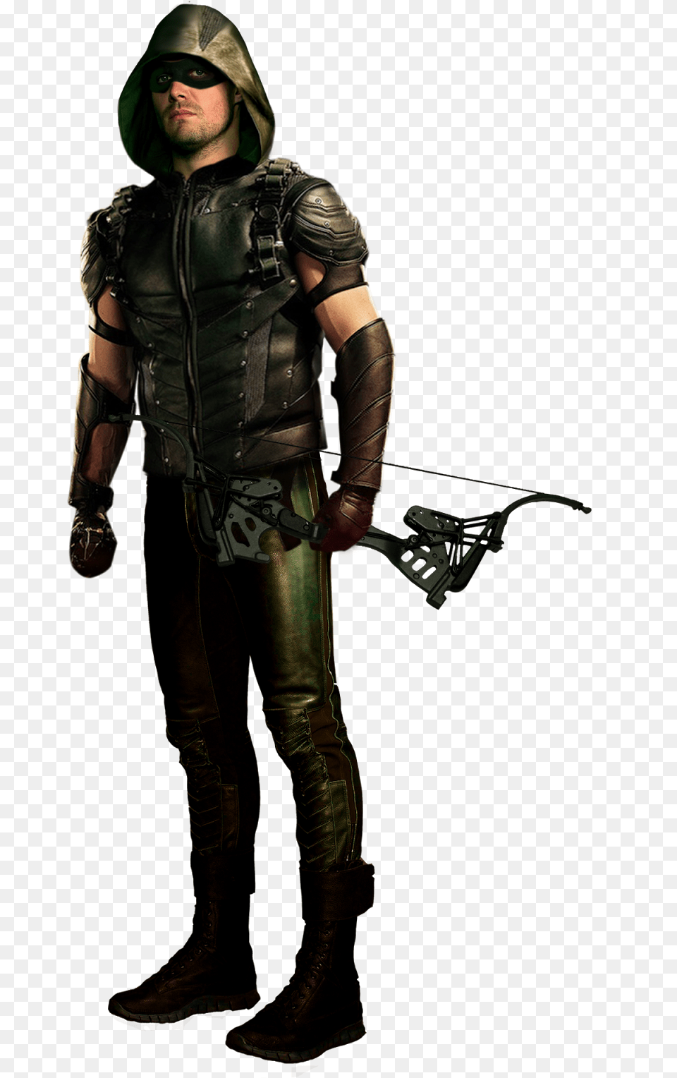 Green Arrow Cw, Person, Clothing, Costume, Man Free Transparent Png