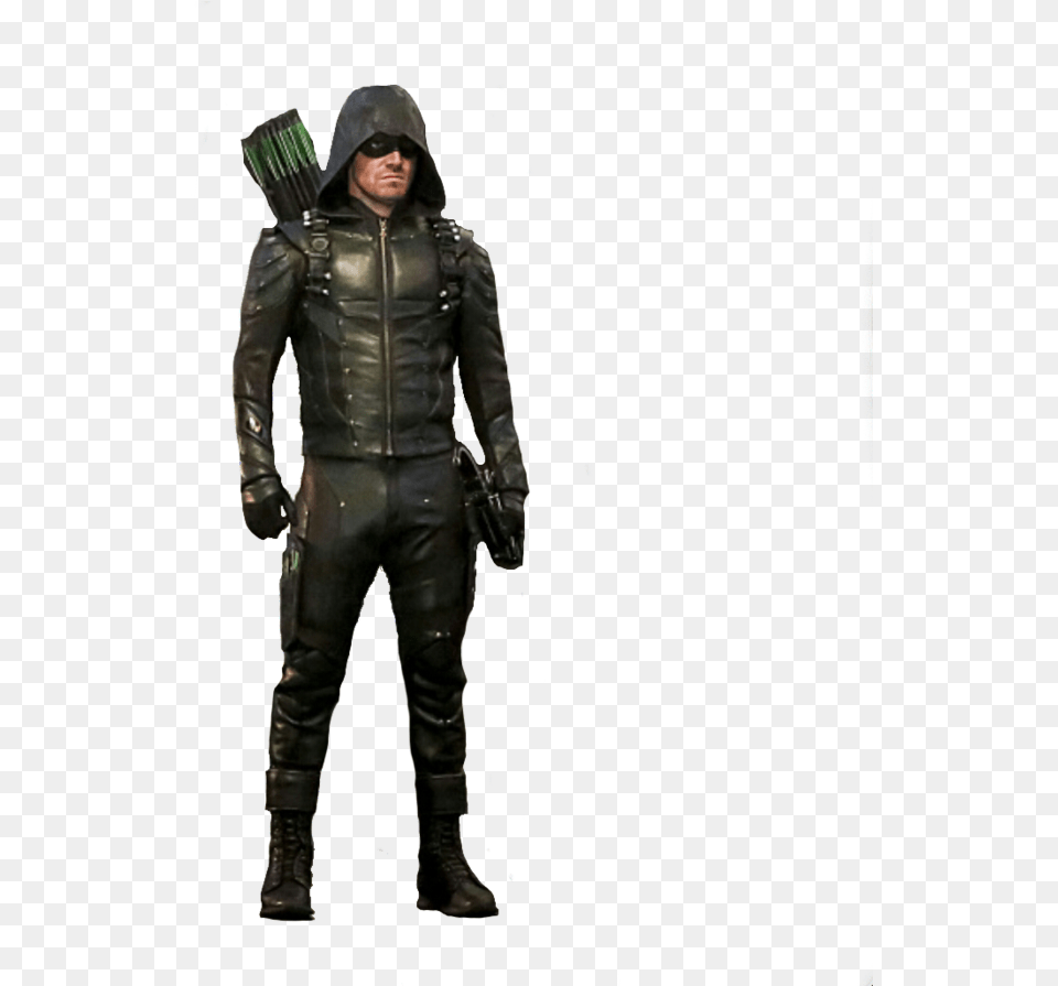 Green Arrow Cw, Clothing, Coat, Jacket, Adult Free Transparent Png