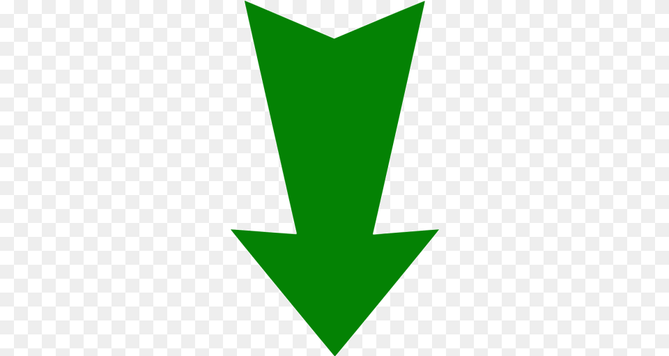 Green Arrow Down 4 Icon Downward Green Arrow Gif, Symbol Free Png Download