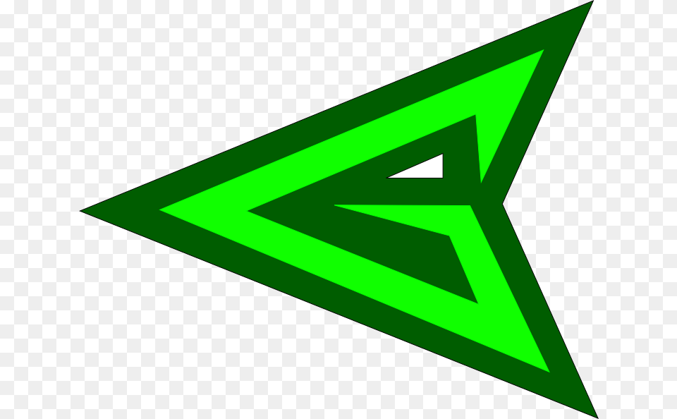 Green Arrow Emblem, Triangle, Arrowhead, Weapon Png